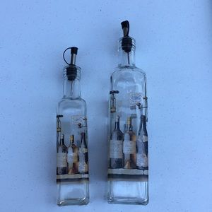 Vinegar and Oil canisters